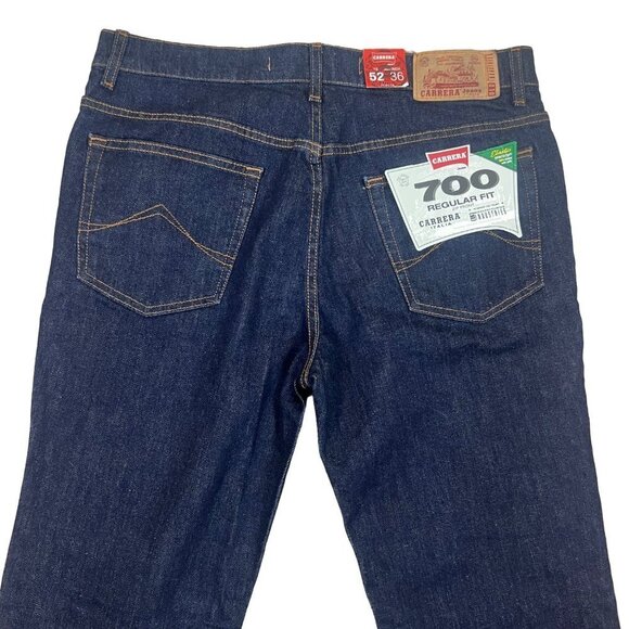 Italian Carrera 700 Jeans Regular Fit BootCut Jeans NEW 36 X 35 - Picture 2 of 5